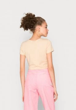 Monki T-Shirt Print - Beige Dusty Light Seas | Damen -Monki Verkäufe 2022 3775850c9e78495481ae322bedf44c6e