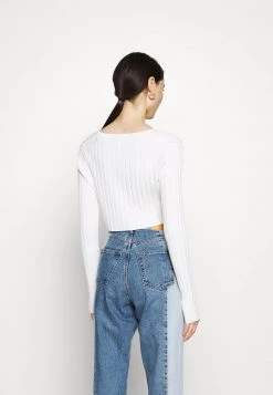 Monki Damen Strickjacke - Off White -Monki Verkäufe 2022 378933561330459985b0b129f360b3be