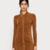 Monki Etuikleid - Brown | Damen