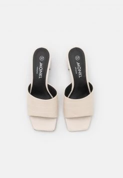Monki Damen Pantolette Hoch - White Dusty Light -Monki Verkäufe 2022 388f6a0d87344fcc99ff1f34fcece365