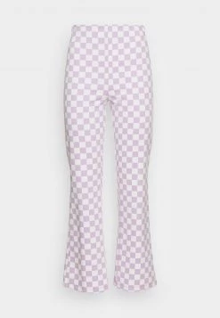 Monki Damen Stoffhose - Lilac/white -Monki Verkäufe 2022 394dd76728af41d287a301f73f66bd39