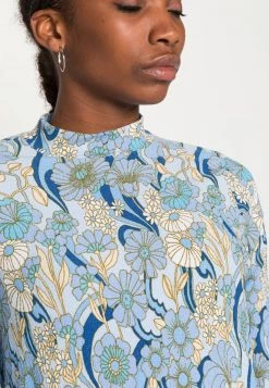 Monki Damen Freizeitkleid - Blue Dusty Light Bigretro -Monki Verkäufe 2022 39509431199b4df382102fbdd6fa6886