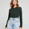 Monki SIBYLLA - Strickpullover - Dark Green | Damen