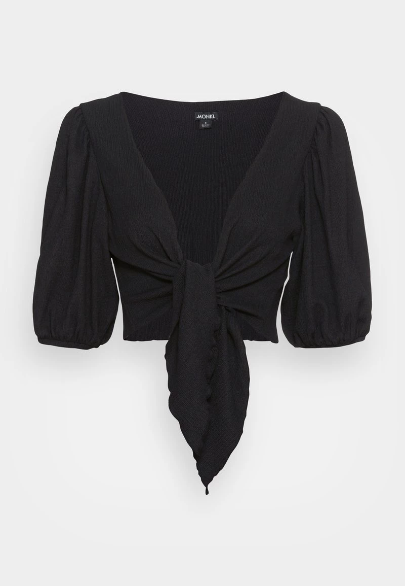 Monki Damen Bluse - Solid Black 4 Monki Damen Bluse - Solid Black – Bild 4