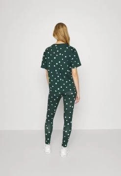 Monki Damen Leggings - Hosen - Green Snowflakes -Monki Verkäufe 2022 39f65f121b464a3f9f75e3861930c92c