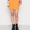 Monki Minirock - Orange Medium | Damen