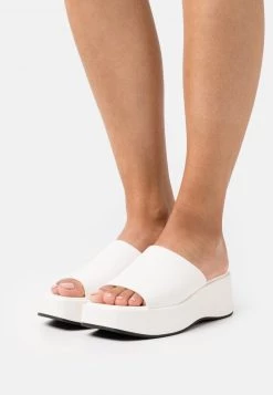 Monki Damen VEGAN CATALINA - Pantolette Hoch - White Light