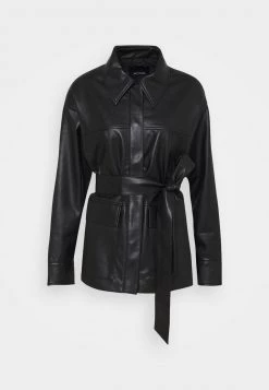 Monki Damen Kunstlederjacke - Black -Monki Verkäufe 2022 3a70af5760a444f79b60a2e1a3e93d7e