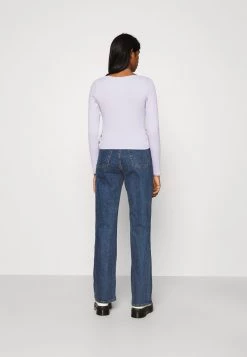 Monki Damen Jeans Straight Leg - Blue Medium Dusty -Monki Verkäufe 2022 3abc934cf39b4b46baba7f1eda41466b