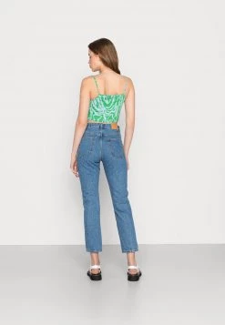 Monki Damen KIMONO - Jeans Straight Leg - Blue Dusty Light -Monki Verkäufe 2022 3abdad75e0914112a0e8deb0658bca52