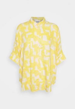 Monki Damen Hemdbluse - Yellow -Monki Verkäufe 2022 3b162ce9aaa74898974225616f287788