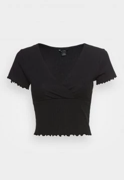Monki Damen T-Shirt Basic - Black Dark Unique -Monki Verkäufe 2022 3b2baaf3701f47ca9aac5df6e6de6dce