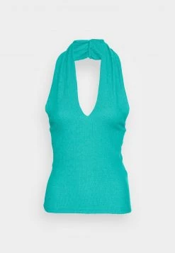 Monki Damen Top - Green Medium -Monki Verkäufe 2022 3bb5cacab89242879c7f938b23976c3d