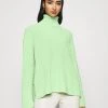 Monki Damen Strickpullover - Green