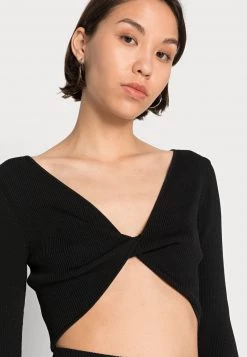 Monki Damen Strickpullover - Black -Monki Verkäufe 2022 3de41f5332574109bb7636057a0b71c3