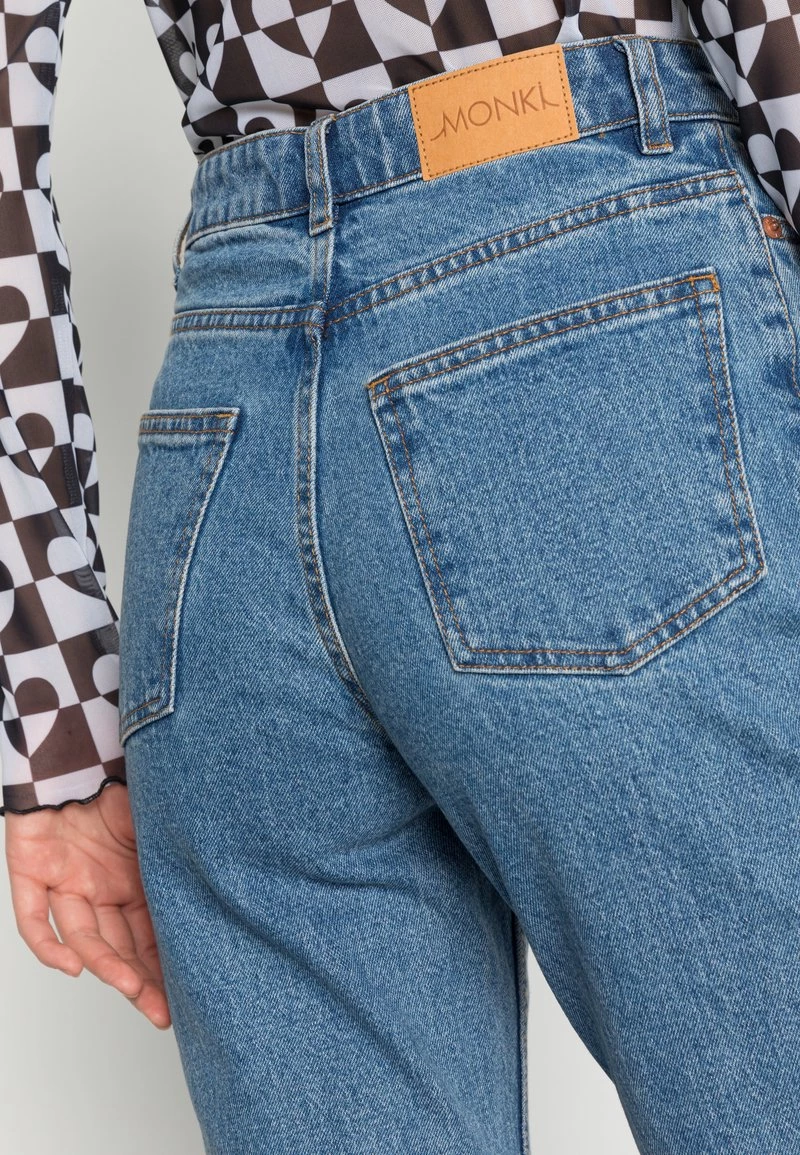 Monki Damen Flared Jeans - Blue Medium Dusty 5 Monki Damen Flared Jeans - Blue Medium Dusty – Bild 5