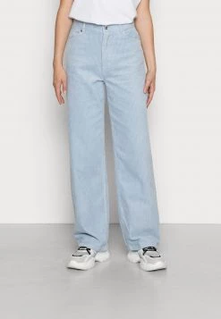 Monki Damen BEA TROUSERS - Stoffhose - Blue