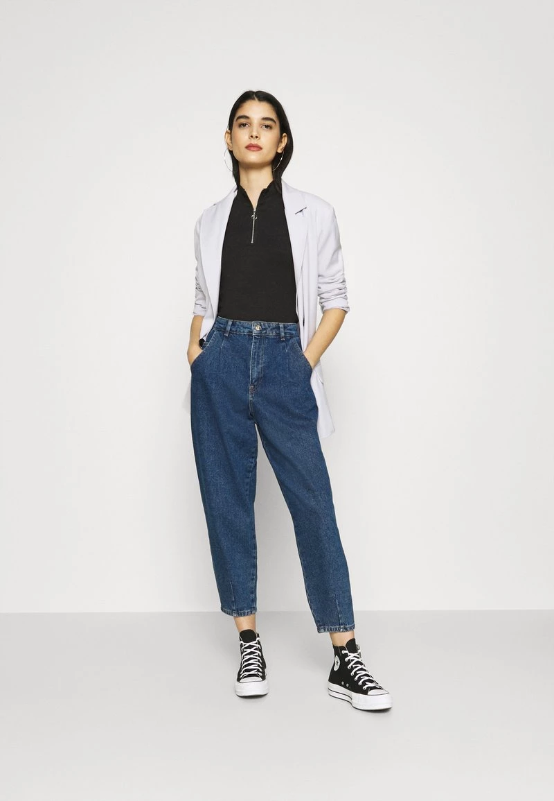 Monki Langarmshirt - Dark Grey | Damen 2 Monki Langarmshirt - Dark Grey | Damen – Bild 2