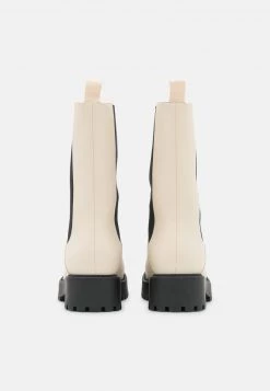 Monki Damen Plateaustiefel - White Dusty Light -Monki Verkäufe 2022 416575684c2b470eb923f047af83db21