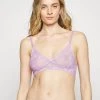 Monki Damen BIRGIT BRA - Triangel BH - Lilac Purple Light