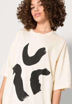 Monki Damen T-Shirt Print - White/black -Monki Verkäufe 2022 42e52fa93ba74793adb284fd821699e7