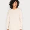 Monki Damen Sweatshirt - Beige Dusty Light