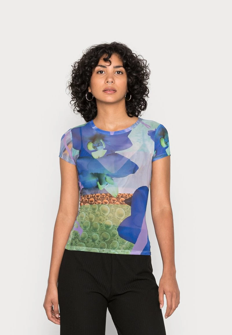 Monki T-Shirt Print - Multi Coloured | Damen 1 Monki T-Shirt Print - Multi Coloured | Damen