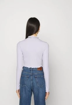 Monki Damen Langarmshirt - Purple/black -Monki Verkäufe 2022 454c54e122be473c859ad21e19f3a2fe