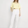 Monki Damen 2 PACK - T-Shirt Basic - White Light/yellow Light