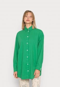 Monki Hemdbluse - Green Medium | Damen