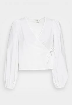 Monki Damen Bluse - White Light -Monki Verkäufe 2022 46308ba69fdd48668f8d5357a9959463
