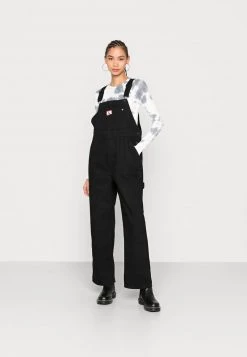 Monki Damen Latzhose - Black