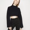 Monki Damen Strickpullover - Black