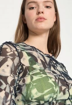 Monki Damen Langarmshirt - Black Dark -Monki Verkäufe 2022 47b8b88d173647c59ede898144bb9dcb