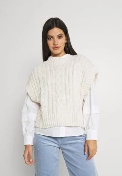 Monki Strickpullover - Light Colour | Damen
