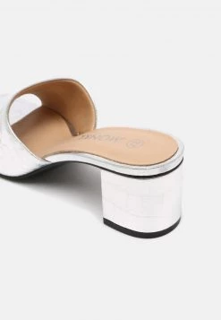 Monki Damen Pantolette Hoch - Silver -Monki Verkäufe 2022 4815e6b5406d4c79ac3bcd8c23fd423a