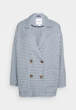Monki Damen Blazer - Blue Dusty Light -Monki Verkäufe 2022 48405a40b97649699635c727d34afe27