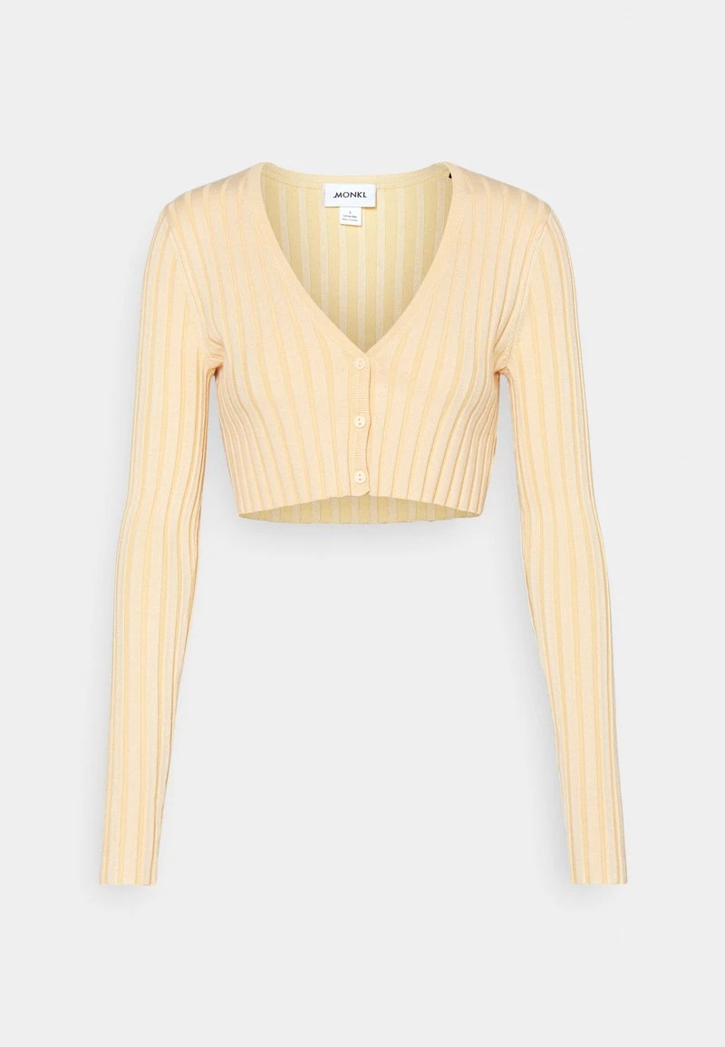 Monki Damen Strickjacke - Yellow 6 Monki Damen Strickjacke - Yellow – Bild 6