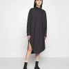 Monki Damen Blusenkleid - Grey Dark