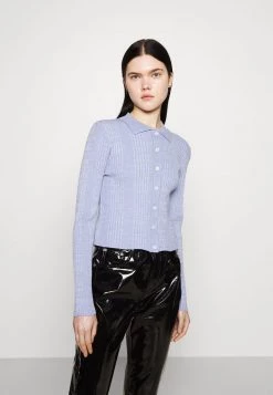 Monki Damen Strickjacke - Blue