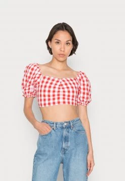 Monki Damen Bluse - Multi Coloured