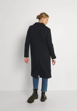 Monki Damen Klassischer Mantel - Navy -Monki Verkäufe 2022 48e6fdcdc59f40c09baf94e5a34fc7e8