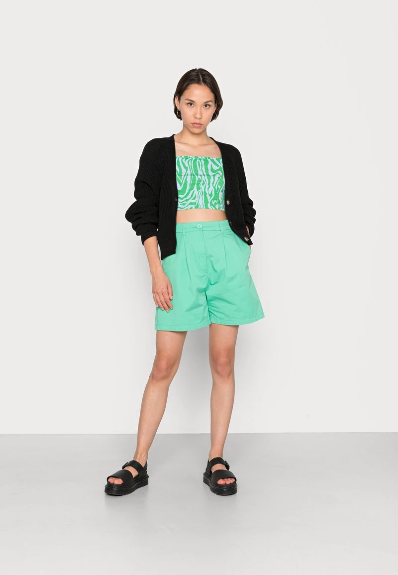 Monki Damen Shorts - Green Light 2 Monki Damen Shorts - Green Light – Bild 2