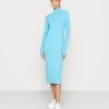 Monki Damen Freizeitkleid - Turquoise Light