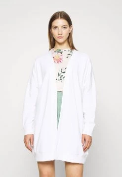 Monki Damen Sweatjacke - White Light