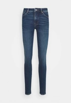Monki Damen Jeans Skinny Fit - Blue/medium-dusty -Monki Verkäufe 2022 4b6b587cddab4f8aa0e69aff5c2ee01d