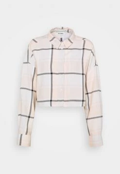 Monki Damen KELLY CROP BLOUSE - Bluse - Orange -Monki Verkäufe 2022 4b8ca6008f3e47d6a4aed89e43f7c132