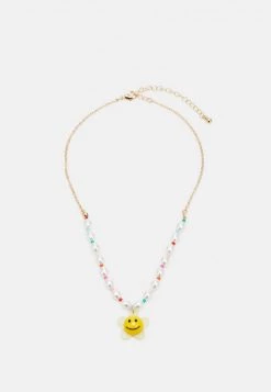Monki Damen SMILLA NECKLACE - Halskette - White