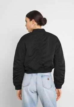 Monki Damen Bomberjacke - Black Dark -Monki Verkäufe 2022 504cd779a1154383aeb87eb934ddcafa