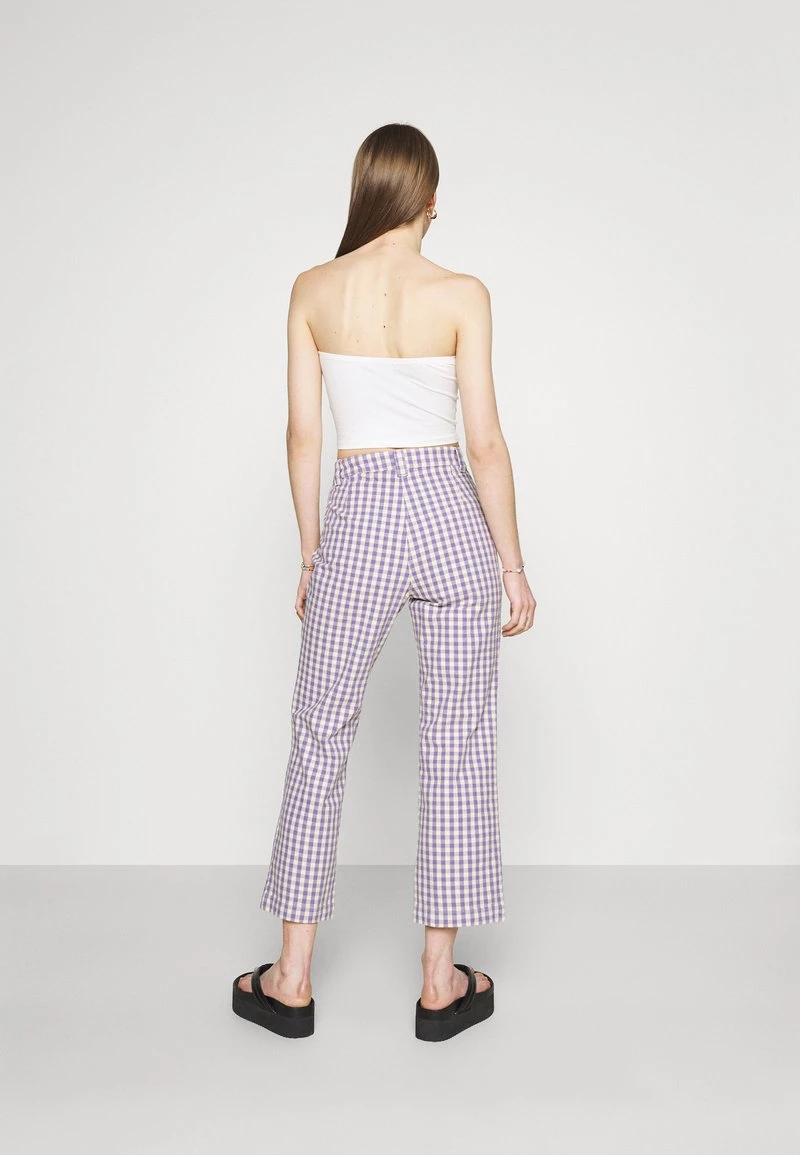 Monki Damen MINA TROUSERS - Stoffhose - Lilac 3 Monki Damen MINA TROUSERS - Stoffhose - Lilac – Bild 3